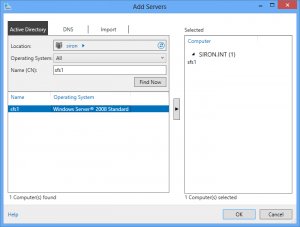 Add Server in Server Manager