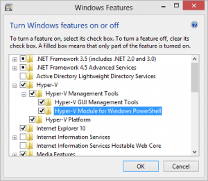 Hyper-V PowerShell Module Feature