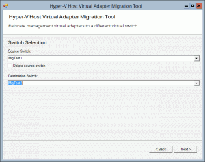 Adapter Migration Switch