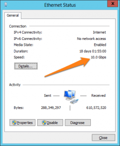 Network Connection Speed