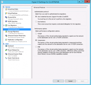 Live Migration Configuration