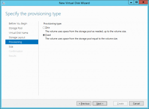 Virtual Disk Provisioning