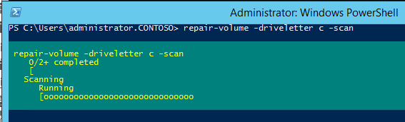 repair-volume -scan