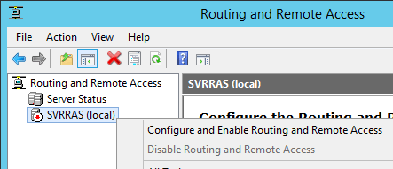 Configure RRAS