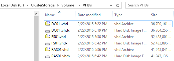 4 - VHDX Directory