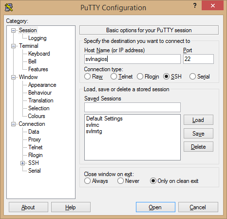 PuTTY Profiles