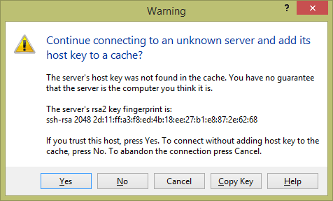 WinSCP Key
