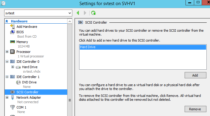 SCSI Options