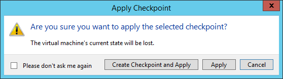 Checkpoint: Apply Confirmation