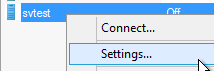 Access VM Settings