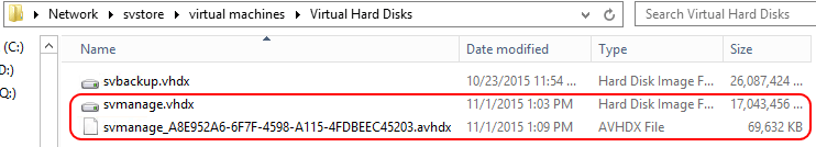 Checkpoint Virtual Hard Disks