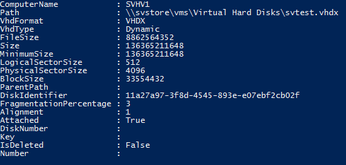 Get-VHD on a VHDX that Contains a Basic Disk