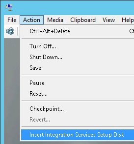 Insert Integration Services Disk