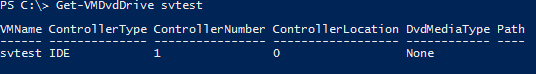 Basic Usage of GetVMDvdDrive