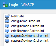 WinSCP Nagios Site