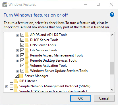 WSUS in RSAT