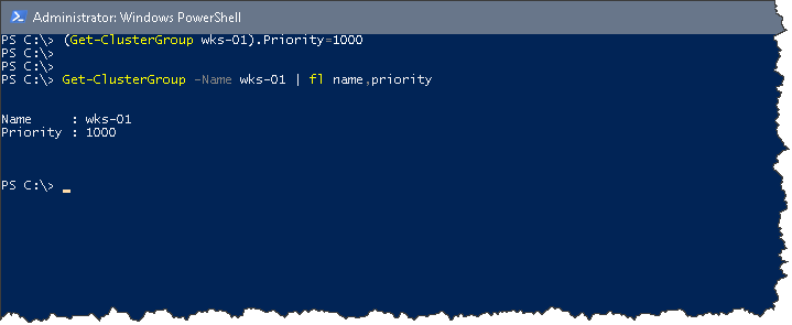 Configure Start Order Priority for Hyper-V Clustered VMs