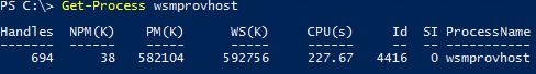 View of a Running BPA in PowerShell