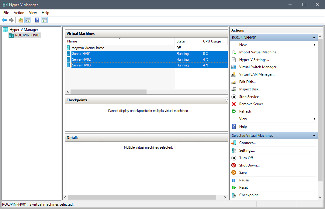 Create Nested Hyper-V manager