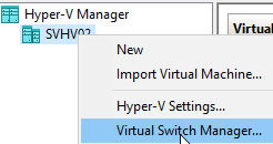 Working with the Hyper-V Virtual Switch