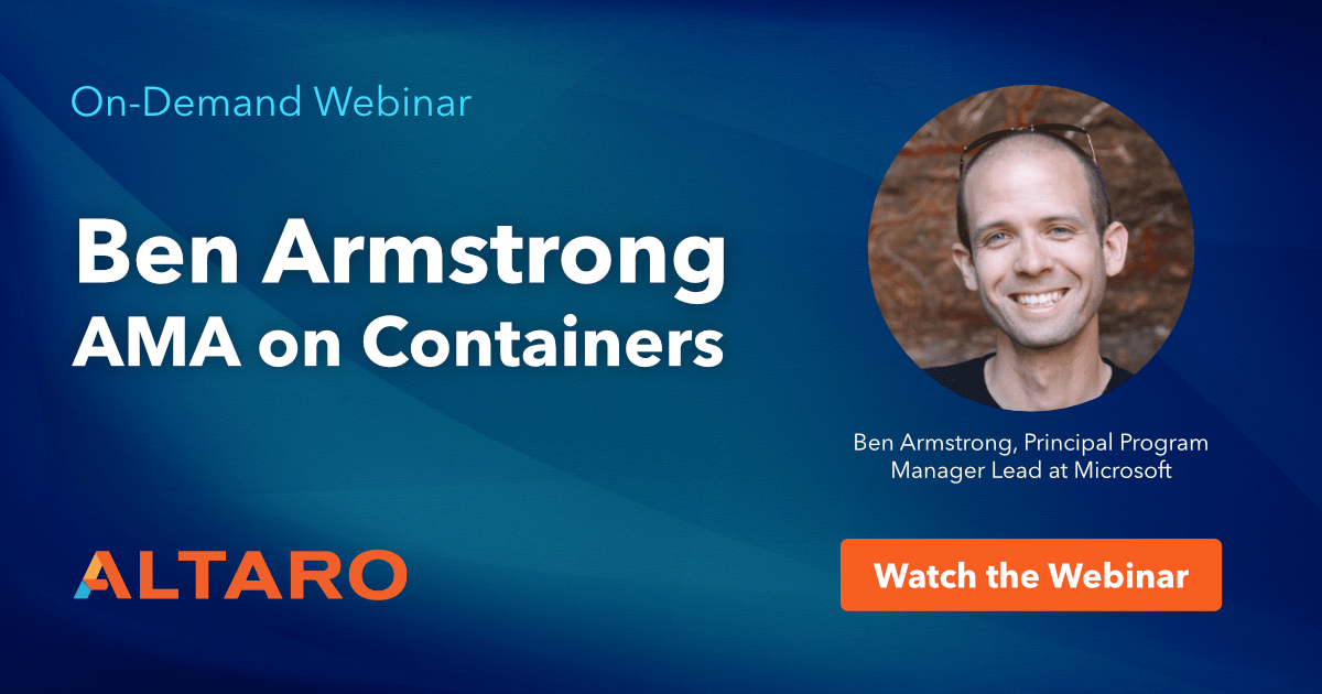 ben armstrong on containers