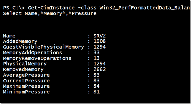 High Memory Pressure VM