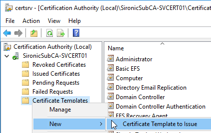 create a certificate template