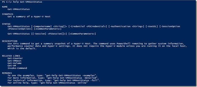 Hyper-V Host Status Tool with PowerShell