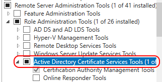 Active Directory Certificate Services Tools