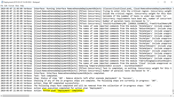 Analyze the Azure Stack Deployment Logs 2