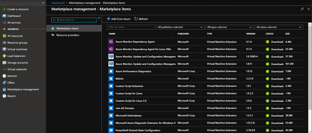 Azure Stack Admin Portal 1