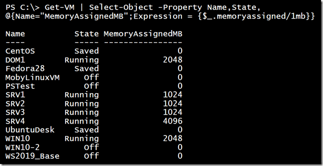 Defining a custom property for assigned memory