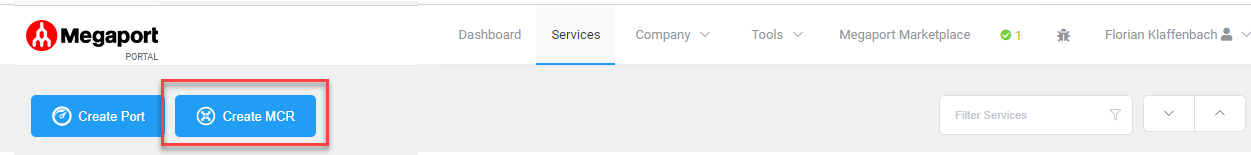 Megaport Cloud Router (MCR) Deployment