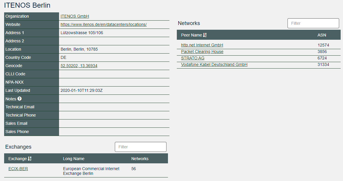 ExpressRoute Networks in ITENOS Berlin