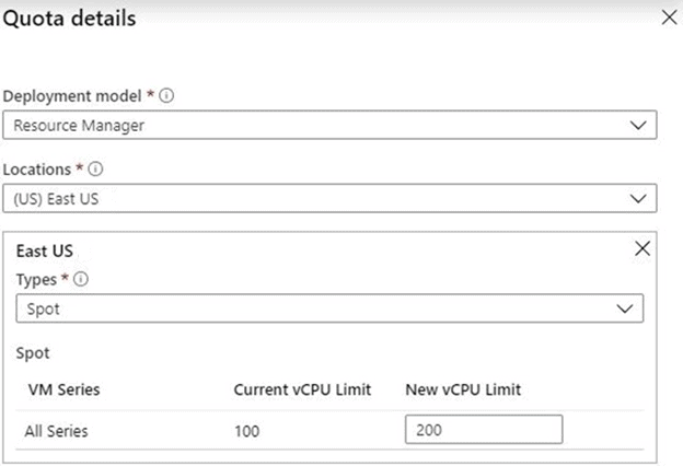 Assigning a Quota to Spot VMs