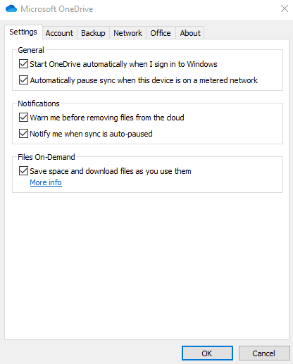 Microsoft OneDrive Files On-Demand