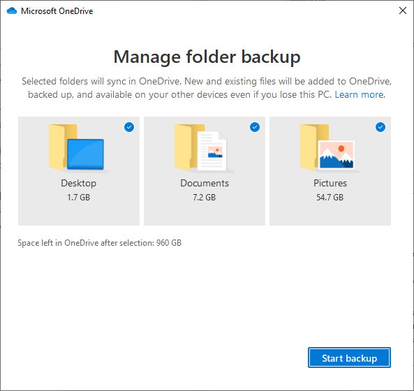 sync local folder with onedrive for business