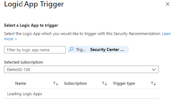 LogicApp Trigger