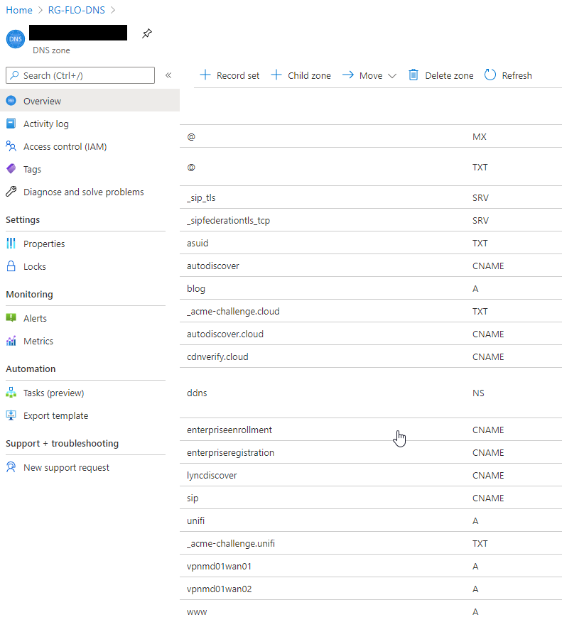 VPN Azure DNS