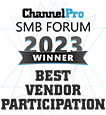 ChannelPro SMB Forum Award 2023 - Best Vendor Participation