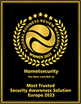 Global Business Review Magazine - Most Trusted Security Awareness Solution Europe 2023