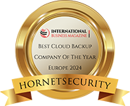 International Business Magazine Annual Awards 2024 - Best Cloud Backup Company Of The Year Europe