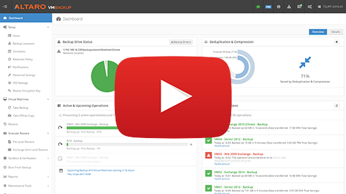MSP VM Backup Video