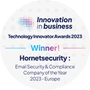 Technology Innovator Award - Email Security & Compliance Company of the Year 2023 - Europe 