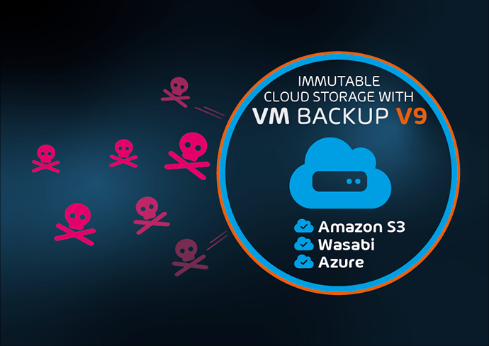 VM Backup v9 Immutable Cloud Storage