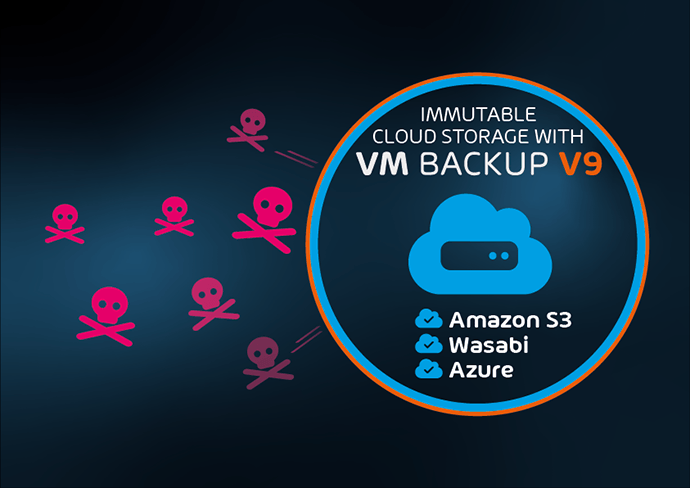 VM Backup V9 Immutable Cloud Storage