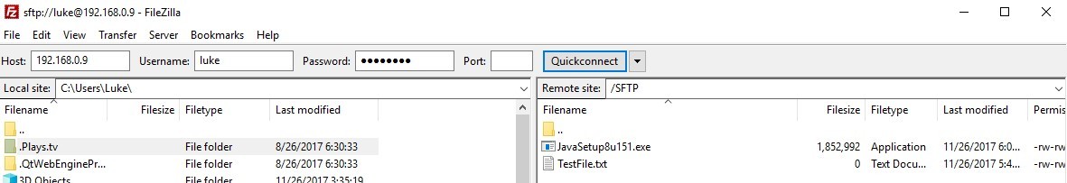 Set-SFTPFile transfer