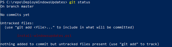 Git status