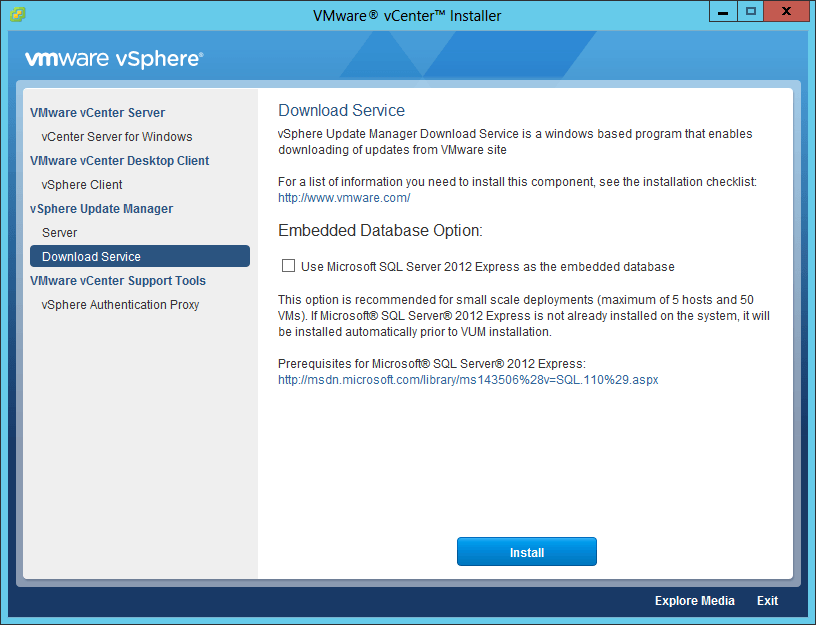 Figure 18 - Installing UMDS