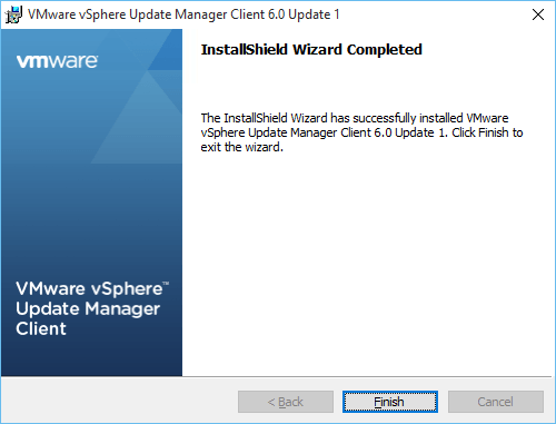 Figure 27 - Closing the installation wizard